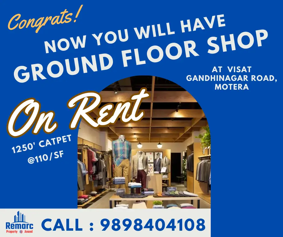 SHOW ON RENT AT GROUND FLOOR